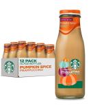 Starbucks Frappuccino Pumpkin Spice, 13.7oz fl oz Bottles (12pk) - Buy Online on SooperMarket.com
