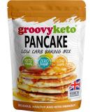 Groovy Keto Pancake & Waffle Mix | Low Carb | Keto Friendly | Sugar Free - Great alternative to Sweet American Style Pancakes - No Added Sugar Diabetic Friendly High Protein & Fibre - 240g pouch - Buy Online on SooperMarket.com