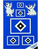 Hamburger SV HSV Sticker Set - Glow in the Dark | International Shipping Available - Buy Online on SooperMarket.com