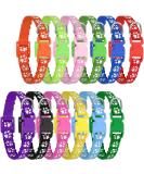 Tonyg-P 12 pieces puppy straps puppy ID collar adjustable quick closure reflective pet collar collar cat neck tapes soft nylon adjustable for small dogs (s 17-26cm) - Buy Online on SooperMarket.com