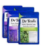 Dr. Teal's Epsom Salt 12 lb Bath Time Value Pack - Lavender & Eucalyptus Spearmint Soaking Salts - Buy Online on SooperMarket.com