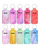 Blulu 10 Pieces Lipstick Holder Keychains Clip-on Lipstick Sleeve Pouch Lipstick Holder Keychain Lip Balm Holder Key Chain with Marble Pattern for Travel Accessories  10 Colors - Buy Online on SooperMarket.com