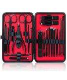 Jupeli Manicure Set - Portable Nail Care Tools for Men | Stainless Steel & Leather | Travel-Friendly Nail Scissors & Accessories - Buy Online on SooperMarket.com