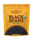 Organic Dry Black Beans by Mayorga, USDA Organic Certified, Gluten-Free, Non-GMO Verified, Direct Trade, Kosher, Frijoles Negros, 10 lb Resealable Bag - Buy Online on SooperMarket.com