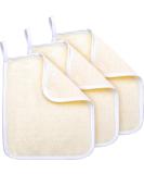 Exfoliating Face and Body Wash Cloths - 3 Pack Soft Weave Bath Cloth for Gentle Scrubbing and Massage - Ideal for Men and Women - Buy Online on SooperMarket.com