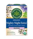 Traditional Medicinals Relaxation Teas Organic Nighty Night Naturally Caffeine Free Herbal Tea Valerian 16 Wrapped Tea Bags .85 oz (24 g) - Buy Online on SooperMarket.com