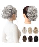 REECHO 9 Silver Grey Classic Loose Curly Wavy Claw Clip Ponytail Extension - Buy Online on SooperMarket.com