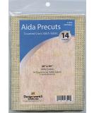 Design Works Crafts 14 Count Aida Fabric Pre-Cut, Oatmeal - Buy Online on SooperMarket.com