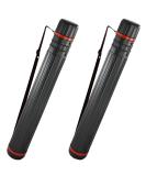 MyGift Heavy Duty Black Plastic 45 Inch Expanding Document Tube  Jumbo Poster Tube with Strap  Set of 2 - Buy Online on SooperMarket.com