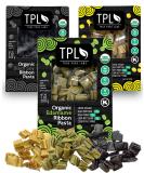 Organic Bean Ribbon Cut Artisan Pasta Combo Sampler Pack - Edamame, Black & Yellow Soy - Keto Low Carb Protein Gluten Free Pasta - 3 Pack - Buy Online on SooperMarket.com