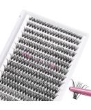 280 Pcs Cluster and Wispy Individual Lashes | DIY At Home | 12mm 30D-D-0.07-Large | C D Curl Bottom Lashes - Buy Online on SooperMarket.com