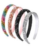 Waydress 4 Pieces Rhinestone Headband for Women Crystal Sparkly Jewel Bling Glitter Headband Hair Accessories (Bright Color) - Buy Online on SooperMarket.com