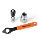 Oumers Bike Crank Extractor/Arm Remover and Bottom Bracket Remover with 16mm Spanner/Wrench. Professional Bicycle Repair Tool Kit - Buy Online on SooperMarket.com