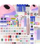 29 Colors Acrylic Nail Studio Set: 60ml Acrylic Liquid 72W UV Lamp & Gel Nail Design Starter Kit - Buy Online on SooperMarket.com