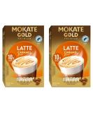 Mokate Gold Premium Latte Caramel Flavour with Caramel in Powder *2x boxes 10x sachets* - Buy Online on SooperMarket.com