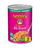 Annie's Organic All Stars Pasta in Tomato & Cheese Sauce - 15 oz Can - Buy Online on SooperMarket.com