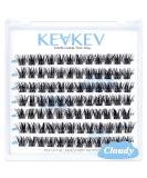 84 Pcs Cloudy D-12mm Lash Clusters - DIY Eyelash Extensions for Individual Lashes with Thin Band - Soft and Natural Look - Buy Online on SooperMarket.com