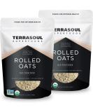 Terrasoul Superfoods Organic Rolled Oats 5 lbs - Gluten-Free Old-Fashioned Whole Grain 2.5 lbs (Pack of 2) - Buy Online on SooperMarket.com