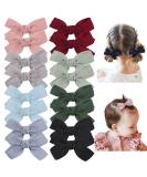 16-Pack Tiny Hair Bow Clips for Toddlers | Mini Baby Barrettes for Fine Hair | Fully Lined Accessories - Buy Online on SooperMarket.com