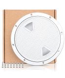 smartmarine Boat Hatch White 4" 6" 8" Round Non Slip Inspection Hatch w/Detachable Cover for Marine Boat Yacht Truck RV 4 inch - Buy Online on SooperMarket.com