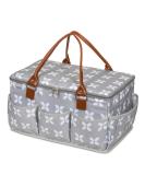 Moteph Extra Large Diaper Caddy & Toy Organizer with Zip-Top Cover - Waterproof Wet/Dry Bag Included | Perfect for Baby Shower - Buy Online on SooperMarket.com