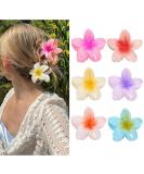 6 Flower Hair Clips - Large Non-Slip Claw Clips for All Hair Types | Perfect Floral Accessories for Women - Buy Online on SooperMarket.com