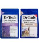 Dr. Teal's Epsom Salt Bath Variety Gift Set - Lavender & Coconut Oil, 3lbs Each - Buy Online on SooperMarket.com