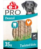 8in1 Pro Dental Twisted Sticks - healthy chew sticks for dogs for dental care 35 pieces (pack of 1) Dental 190 g (Pack of 1) - Buy Online on SooperMarket.com