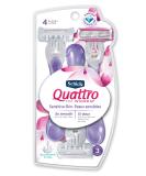 Schick Quattro for Women Disposable Sensitive Skin Razors - 3 Count (Pack of 1) - Buy Online on SooperMarket.com