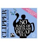 Clipper Tea Tea Fairtrade Organic Decaf 80 Unbleached, Plastic-Free Bags, 8.2 oz, 1 Pack, 80 Unbleached Tea Bags Decaf Organic 80 Count (Pack of 1) - Buy Online on SooperMarket.com
