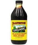 Organic Unsulfured Blackstrap Molasses 15 oz. - Pure & Natural Sweetener - Buy Online on SooperMarket.com