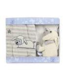 Sterntaler Sheep Stanley Gift Set for Babies - Mini Play Watch Washing Glove & Towel | Gray/White | Perfect for Newborns (0+ Months) - Buy Online on SooperMarket.com
