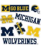 University of Michigan Sticker Wolverines UM U of M Stickers Vinyl Decals Laptop Water Bottle Car Scrapbook T2 (Type 2) - Buy Online on SooperMarket.com