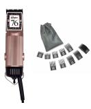 Buy Oster Limited Edition Classic 76 Hair Clipper with 2 Blades & 10-Piece Comb Set - Unisex Adult - Burgundy & Black - International Shipping Available - Buy Online on SooperMarket.com