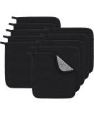 Tudomro 10 Pieces Double Sided Man Wash Cloths Bath Exfoliating Body Face Washcloth Scrub Cloths Wipe Washcloths Towel for Body Shower for Men and Women (Black  10 x 10 Inch) Black 10 Count (Pack of 1) - Buy Online on SooperMarket.com