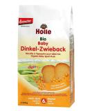 Holle Organic Baby Rusks Spelt - 6 x 200g | Healthy Snack for Babies | International Shipping Available - Buy Online on SooperMarket.com