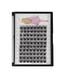 Bodermincer D Curl Wide Cluster Individual Lashes - 10MM | 3D Russian Volume Mink Eyelash Extensions - Buy Online on SooperMarket.com
