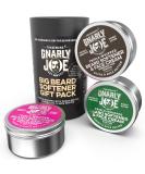 Gnarly Joe Beard Softener Gift Pack for Men (3 Jars All Scents). Triple-Whipped Combined Beard and Face Creams Multipack (All 3 Scents) - Buy Online on SooperMarket.com