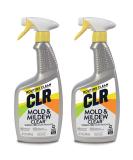 CLR Mold & Mildew Clear, Bleach-Free Stain Remover Spray | Works on Fabric, Wood, Fiberglass, Concrete, Brick, Painted Walls, Glass, and More | EPA Safer Choice (2 Pack, 32 Ounce) - Buy Online on SooperMarket.com