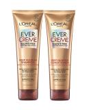 L'Oreal Paris EverCreme Sulfate Free Shampoo and Conditioner Kit for Dry Hair, Triple Action Hydration for Dry, Brittle or Color Treated Hair, with Apricot Oil, 8.5 Ounce, Set of 2 Shampoo & Conditioner set 2 Count (Pack o - Buy Online on SooperMarket.com
