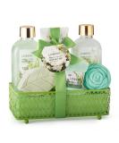 Home Spa Gift Basket - Magnolia & Tuberose Scent 7-Piece Bath & Body Set for Women & Men | Shower Gel Bubble Bath Bath Bomb & More - Perfect Gift - Buy Online on SooperMarket.com