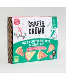 Craft & Crumb Pizza Biscuit Baking & Decorating Kit - Fun Summer Activity for Kids Aged 3+ Teenagers & Adults - with Pre-Measured Cookie Mix Icing Cookie Cutter Bunting Art Activity & More - Buy Online on SooperMarket.com
