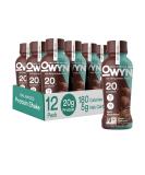 OWYN Plant Based Protein Shake, Dark Chocolate, with 20g Vegan Protein from Organic Pumpkin seed, Flax, Pea Blend, Omega-3, Prebiotic supplements and Superfoods Greens Blend for an all-in-one nutritional shake, Gluten and Soy-Free, Non-GMO (12 Pack) - Buy Online on SooperMarket.com