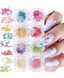 8 boxes dried flowers for nails 8 colors nail art sticker dry flowers kit dried flowers accessories set diy nail decoration - Buy Online on SooperMarket.com