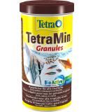 Tetramine Granules - Slowly Sinking Fish Feed for Middle Layer Aquarium Fish - 1L Can (1 Pack) - Buy Online on SooperMarket.com