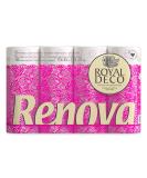 Renova toilet paper 4-ply white decorated perfumed 12 rolls Roll Blanco Decorado Perfumado Single - Buy Online on SooperMarket.com