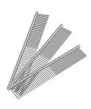 3 Pack Pet Combs Stainless Steel - Wide Tooth & Dense Tooth Comb for Cats and Dogs - Flea Comb Included - Dog Grooming Essential - Silver - Buy Online on SooperMarket.com