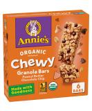 Annie's Organic Chewy Granola Bars - Peanut Butter Chocolate Chip, 5.34 oz (12 Pack) - Healthy Snack Choices - Buy Online on SooperMarket.com