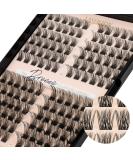 Shop Lashview 144 PCs DIY Cluster Eyelash Extensions - Mega Volume Reusable & Ultra Thin Bands for Soft Volume Look - Buy Online on SooperMarket.com