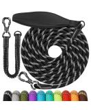 Buy Aystkniet Bungee Dog Leash - 3m to 30m Shock-Absorbing Leash for Medium & Large Dogs Padded Handle & Reflective Threads International Shipping Available - Buy Online on SooperMarket.com